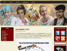 Tablet Screenshot of fallabilbao.com